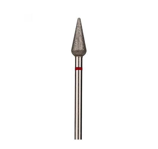 DIAMOND NAIL DRILL BIT POINTED RED