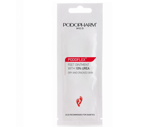 Podopharm Med Podoflex Ointment For Feet With 10% Urea Dry And Cracked Skin 10ml